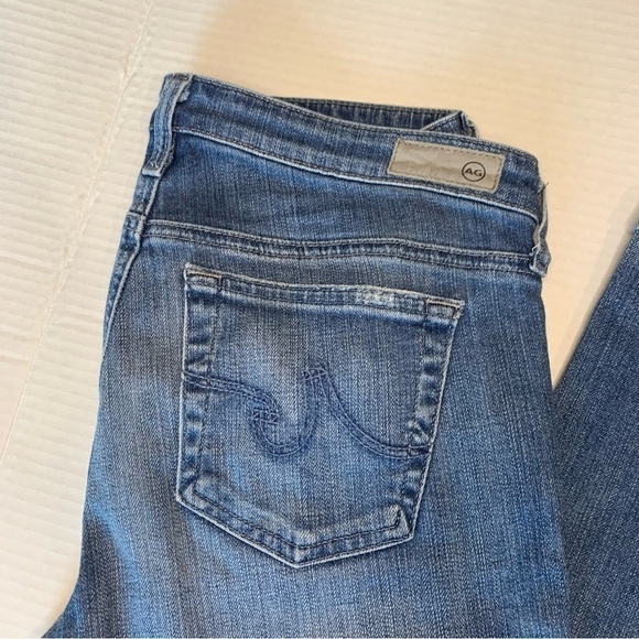 AG Adriano Goldschmied The Slit Roll-Up Distressed Jeans Size 29 - Picture 2 of 10